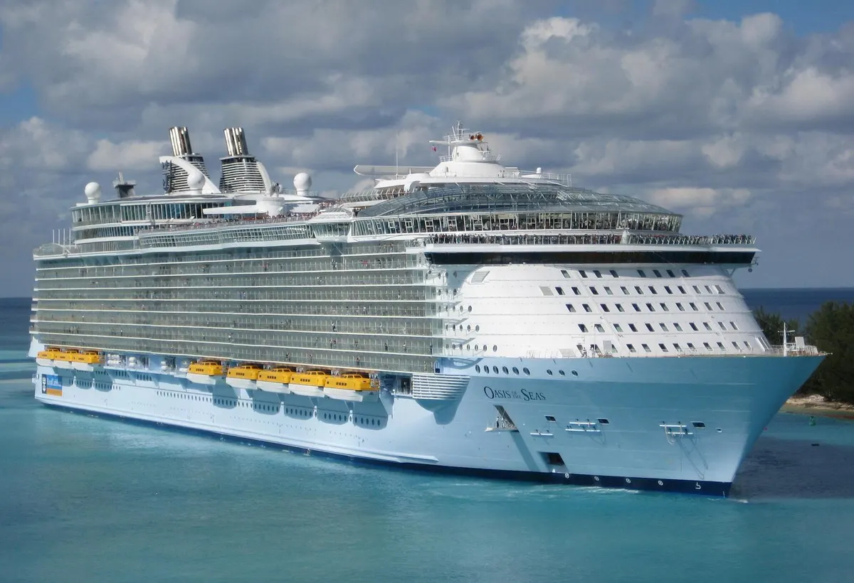 AROYA cruise ship at sea